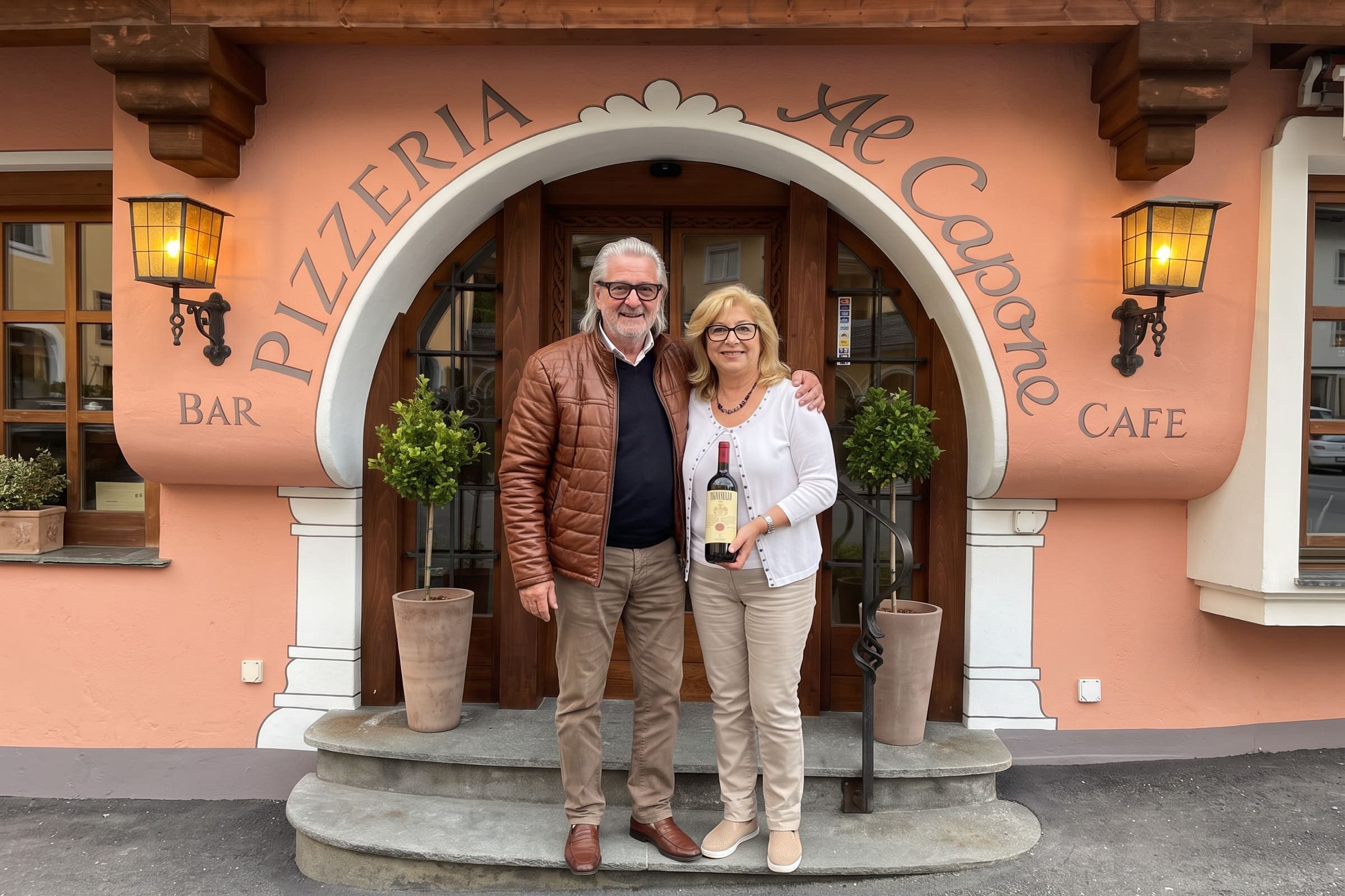 Rolf Sprecher und Susy Berger, die Gastgeber des Al Capone in Klosters bei Davos.
